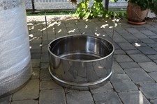 Wax melter/disinfection pan 100 l, with steam generator, stainless steel + wax bowl 2,3 l